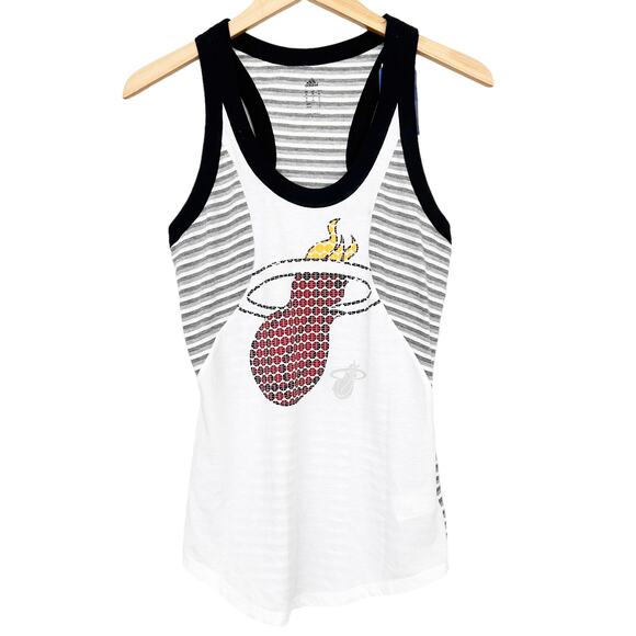 Adidas NBA4Her Basketball Tank Top Sz M - Picture 1 of 5
